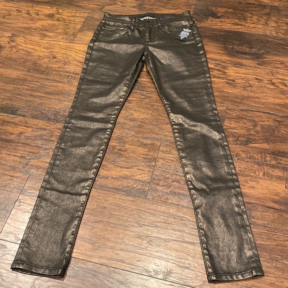 Joe's ainsley Mid-Rise Skinny Jean Gunmetal size 25 NWT